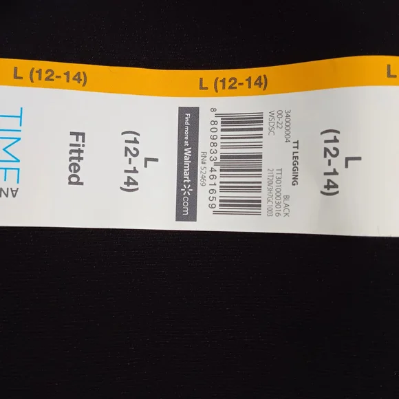 Time and Tru Classic Black Leggings - Picture 6 of 6